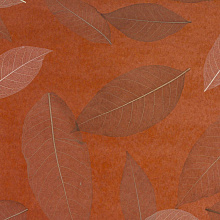 Натуральные обои с покрытием из листьев Cosca Platinum Прима Рохо 0,91x5,5